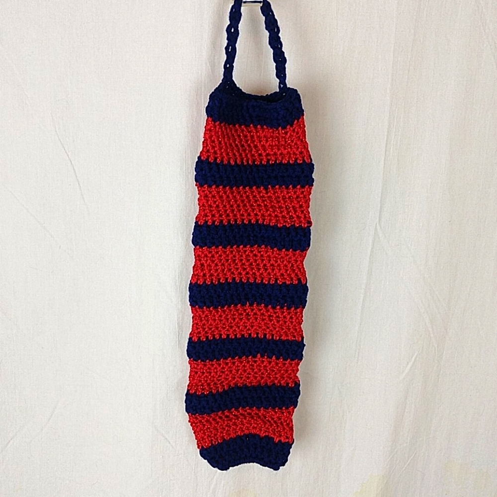 Handmade Crochet Grocer Bag Recycling Bag